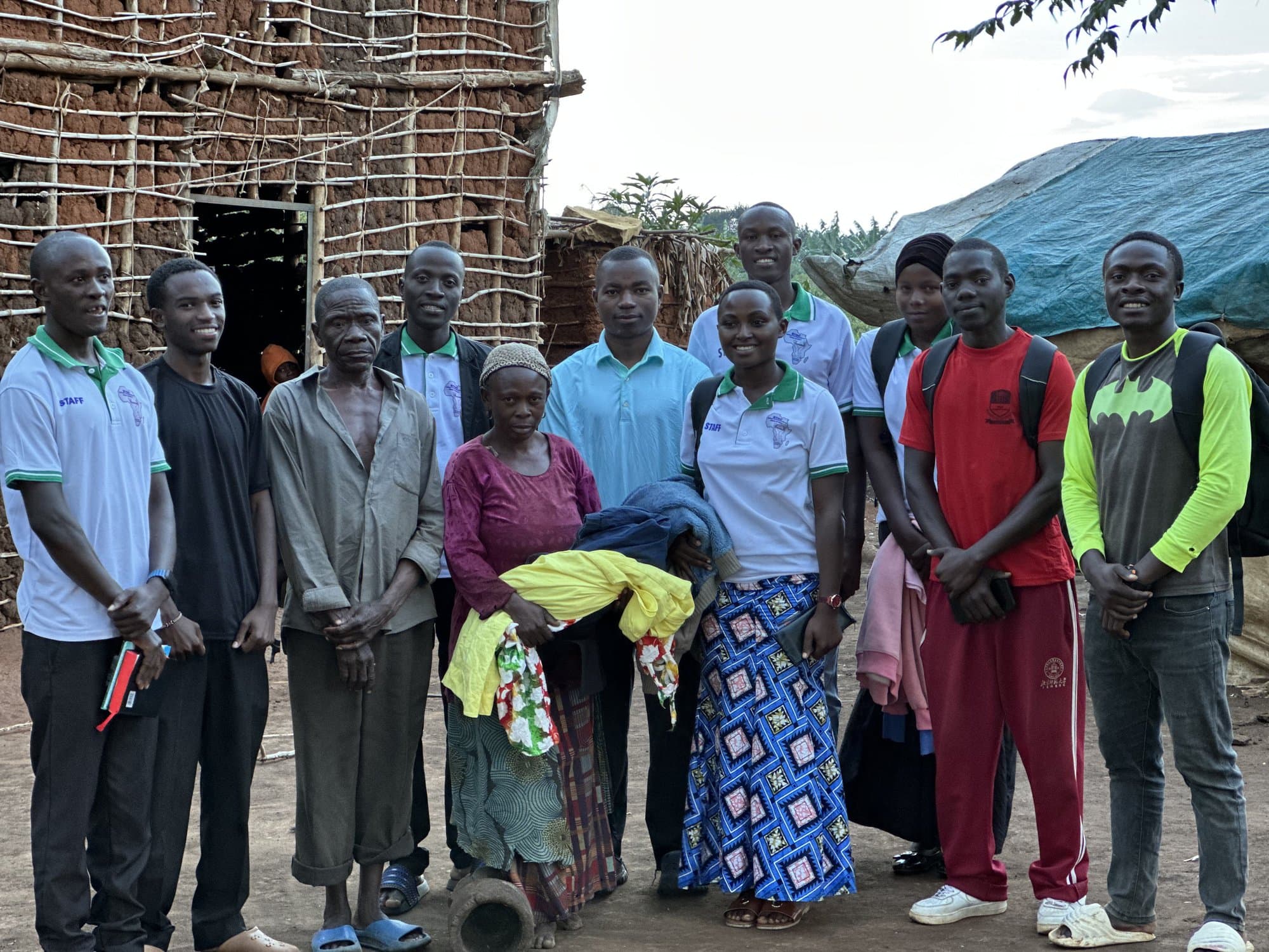 STAC staff and volunteers serving together in the field